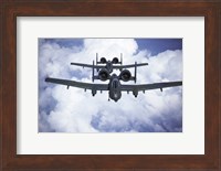 Fairchild A-10 Thunderfird Anti-Tank Bombers Fine Art Print