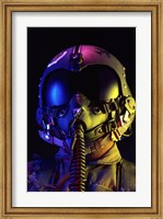 Fighter Pilot in full attire, United States Air Force Fine Art Print