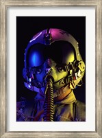Fighter Pilot in full attire, United States Air Force Fine Art Print