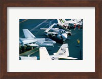 Flight Operations USS Eisenhower Aircraft Carrier Fine Art Print