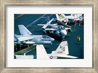 Flight Operations USS Eisenhower Aircraft Carrier Fine Art Print