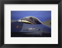 General Dynamics F-16 Falcon Jet Fighter Closeup Fine Art Print