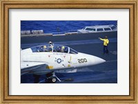 Grumman F-14 Tomcat Flight Deck USS Eisenhower Fine Art Print