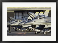 U.S. Air Force F-16 Fighter Jets Hill Air Force Base Utah USA Fine Art Print