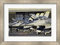 U.S. Air Force F-16 Fighter Jets Hill Air Force Base Utah USA Fine Art Print