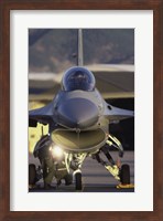 General Dynamics F-16 Falcon Jet Fighter Nose Fine Art Print