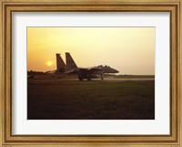 US AIR FORCE, F-15 EAGLE FIGHTER JET Fine Art Print
