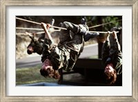 U.S. Air Force Trainees on Obstacle Course photography Fine Art Print