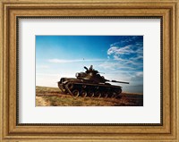 Solider in a military tank Fine Art Print