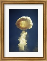 Mushroom cloud formed bomb testing Fine Art Print
