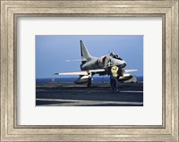 U.S. Navy McDonnell Douglas A-4 Skyhawk Jet Fighter Fine Art Print