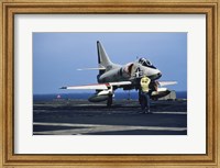 U.S. Navy McDonnell Douglas A-4 Skyhawk Jet Fighter Fine Art Print