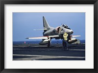 U.S. Navy McDonnell Douglas A-4 Skyhawk Jet Fighter Fine Art Print