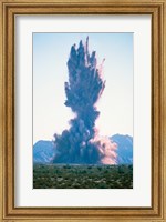 Explosion on land Fine Art Print