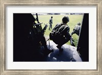 UH-1H, Troops Dismounting from Helicopters Fine Art Print