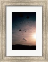 Supplies being dropped from C-141B Starlifters Fine Art Print