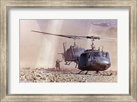 UH-1A Iroquois Helicopters Fine Art Print