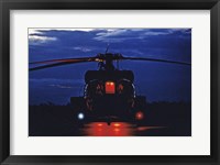 UH-60A Black Hawk Helicopter Framed Print