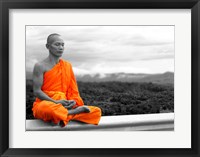 Abbot of Watkun Meditating Framed Print