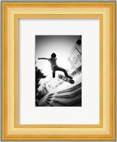 Skateboarding Black And White Fine Art Print