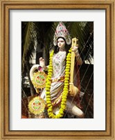 Saraswati with Vitarka Mudra Fine Art Print