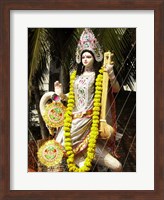 Saraswati with Vitarka Mudra Fine Art Print