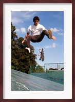 Skateboarding Jump Fine Art Print