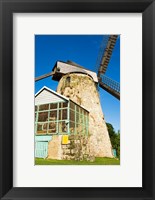 Traditional windmill at a sugar mill, Morgan Lewis Sugar Mill, Scotland District, Barbados Fine Art Print