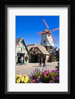Windmill on Alisal Road, Solvang, Santa Barbara County, Central California, USA Fine Art Print