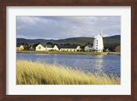 Traditional windmill along a river, Blennerville Windmill, Tralee, County Kerry, Ireland Fine Art Print