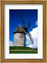 Low angle view of a traditional windmill, Skerries Mills Museum, Skerries, County Dublin, Ireland Fine Art Print