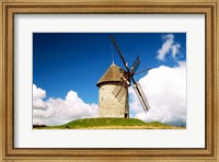 View of a traditional windmill, Skerries Mills Museum, Ireland Fine Art Print