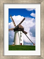 Low view of a windmill, Skerries, County Dublin, Ireland Fine Art Print