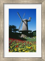 USA, California, San Francisco, Golden Gate Park, windmill Fine Art Print
