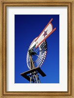 Close view of a windmill at American Wind Power Center, Texas Fine Art Print