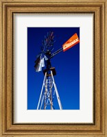 Orange Climax Windmill Texas, USA Fine Art Print