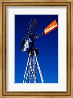 Orange Climax Windmill Texas, USA Fine Art Print
