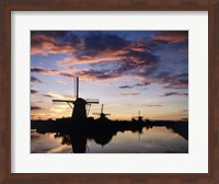 Windmills Kinderdijk Netherlands Fine Art Print