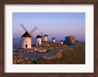 Windmills, La Mancha, Consuegra, Castilla-La Mancha, Spain Fine Art Print