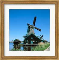 Windmill, Zaanse Schans, Netherlands Fine Art Print