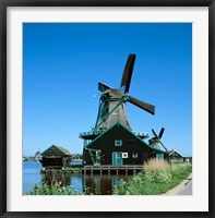Windmill, Zaanse Schans, Netherlands Fine Art Print