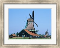 Windmills, Zaanse Schans, Netherlands Fine Art Print