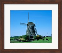 Windmill and Cows, Wilsveen, Netherlands Photograph Fine Art Print