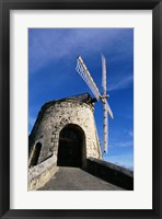Windmill at the Whim Plantation Museum, Frederiksted, St. Croix Closeup Fine Art Print