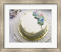 Close-up of a cake on a tray Fine Art Print