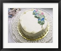 Close-up of a cake on a tray Fine Art Print