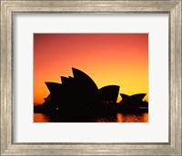 Sunrise over an opera house, Sydney Opera House, Sydney, Australia Fine Art Print