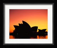 Sunrise over an opera house, Sydney Opera House, Sydney, Australia Fine Art Print