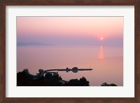 Sunrise view from Tihany, Tihany, Lake Balaton, Hungary Fine Art Print