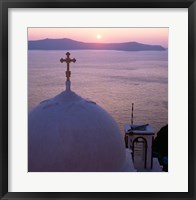 Sunrise, Santorini, Oia, Cyclades Islands, Greece Fine Art Print